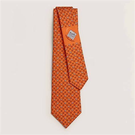 hermes corbata|corbata hermes naranja.